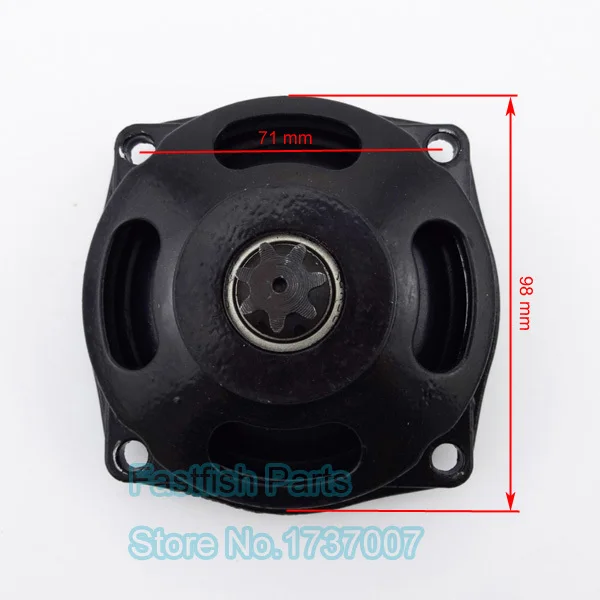 25H 7T Clutch Drum Gear Box 7 Tooth For 47cc 49cc 2 Stroke Mini Moto Pocket Bike Engine ATV Quad Motorbike Parts |