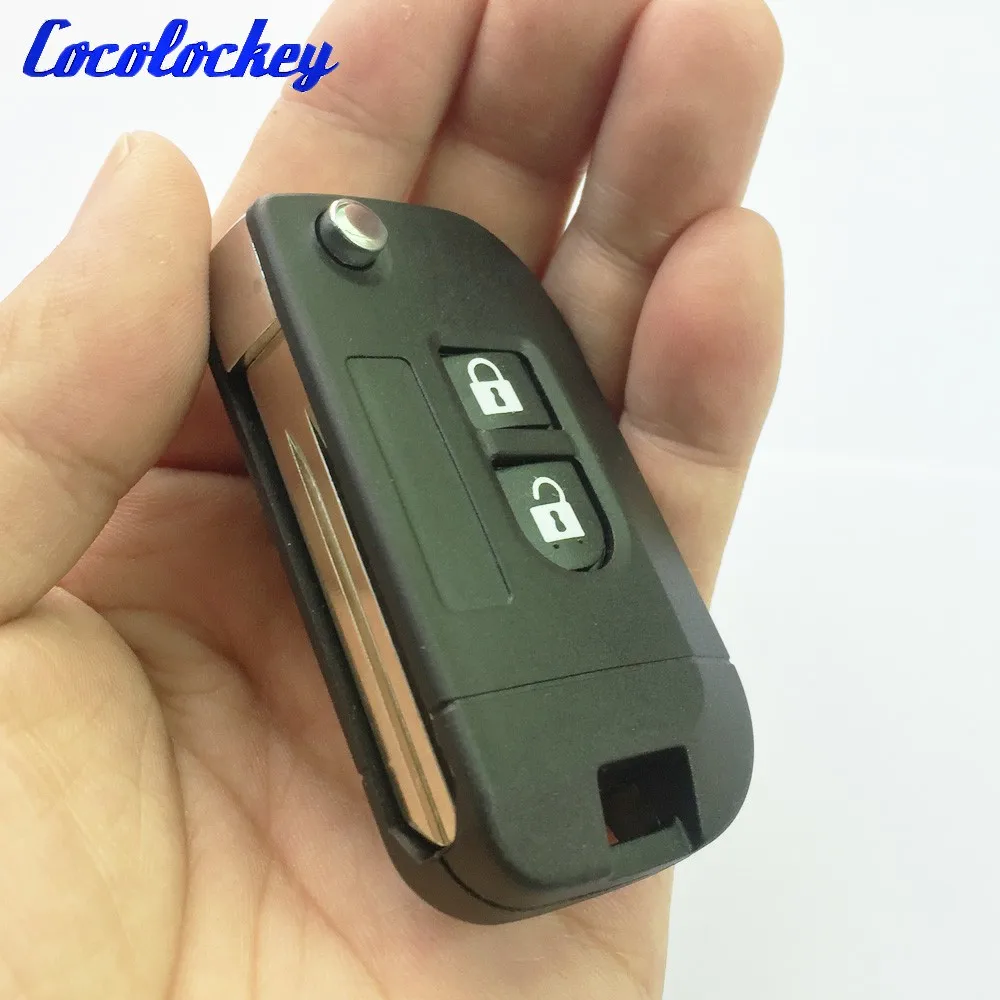 Чехол для автомобильного ключа без логотипа раскладной чехол с пустой застежкой