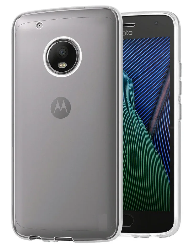 Для Motorola G5 Телефон Защитный Чехол Прозрачный Ультра-тонкий Тонкий Силиконовый