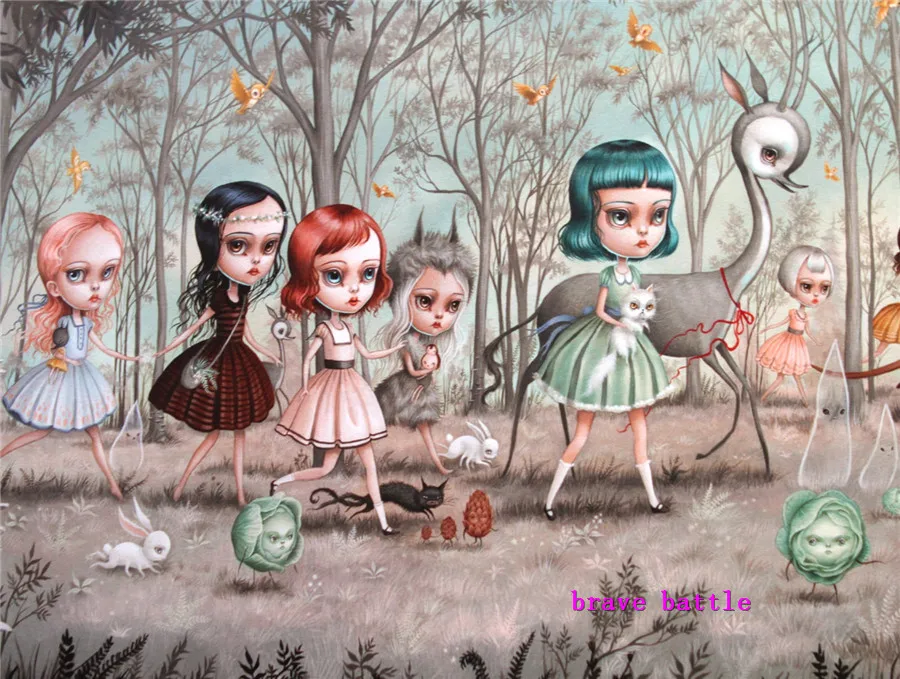 Mark Ryden детский необычный холст для живописи Тёмный мир гостиная спальня домашний
