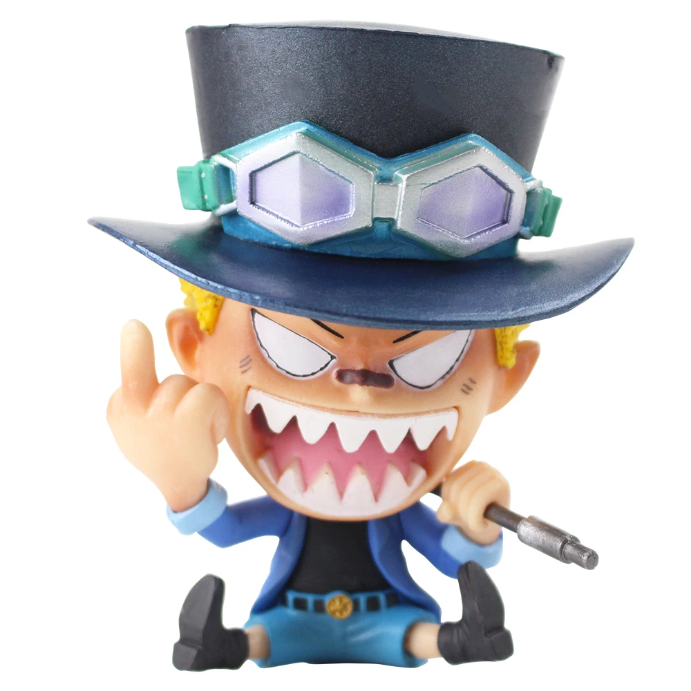 9-13 см 5 стильных моделей кукол Luffy Ace Sabo Zoro Q Version | Игрушки и хобби