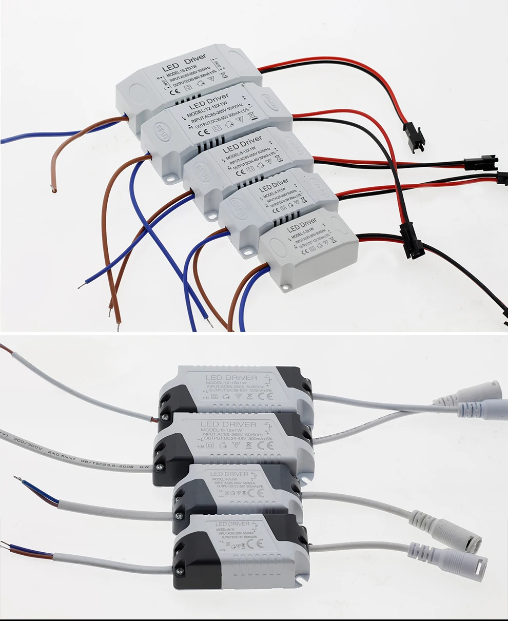Светодиодный драйвер 1-3W 4-7W 8-12 Вт, 18-25 Вт 25-36 Вт AC85-265V светильник ing трансформатор для Светодиодный Панель светильник/вниз светильник/Точечный светильник драйвер