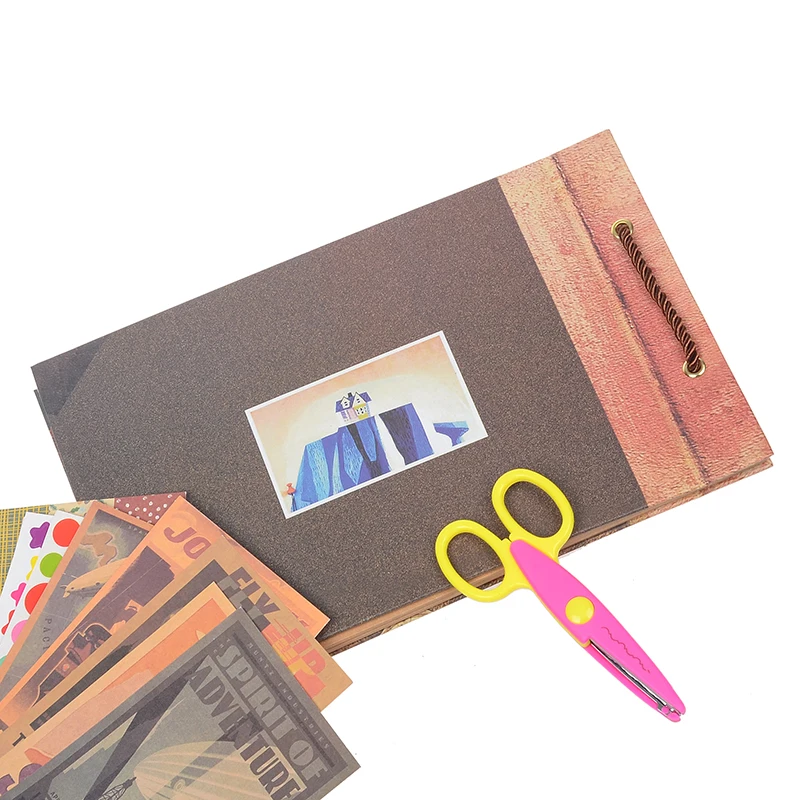 Винтажные 40 шт. 80 страниц крафт бумаги листы карты наш альбом с надписью My Adventure