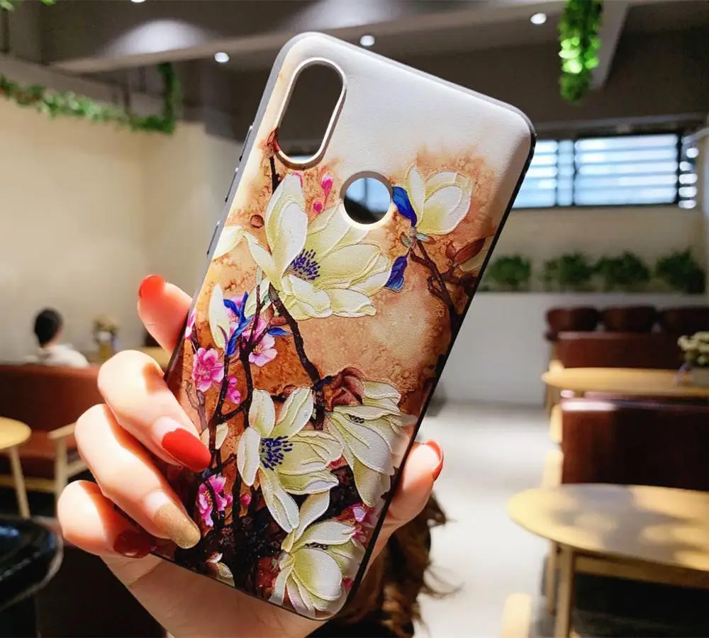 Чехол для Xiaomi Redmi Note 6 Pro окрашенный ТПУ силиконовый мягкий край все включено чехол