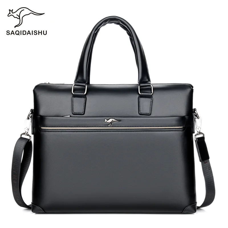 office bags for men's Briefcase Business laptop bag 2019 Leather Bags Computer Laptop Handbag office bags for men maletines