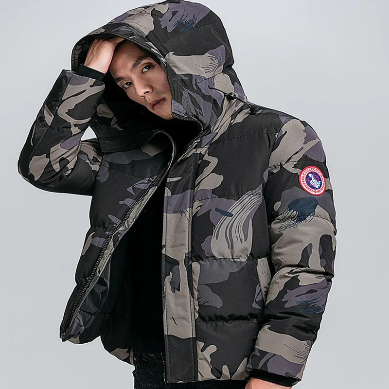 2019 NEW Fashionable Camouflage Winter Hooded Jackets Casual Men's Parkas Coats Military Thicken Warm Male Overcoat Streetwear