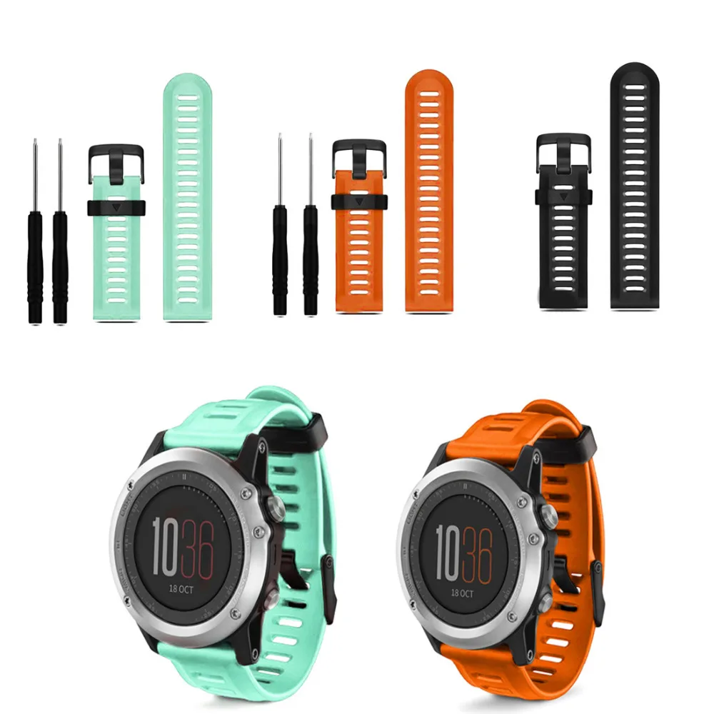 MAHA для Garmin Fenix 3 HR мягкий ремешок на запястье и набор инструментов