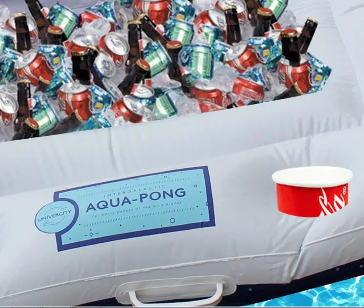 Водное летнее забавное игровое оборудование Надувное ведро для пива бильярдный