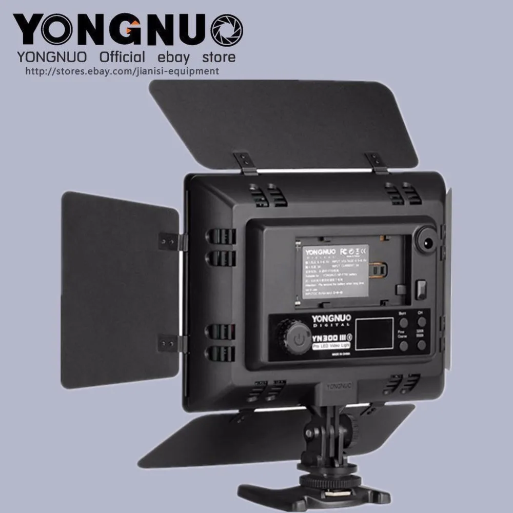 Светодиодный студийный светильник Yongnuo YN 300 III YN300III 5500K/3200k 5500K Pro для Canon Nikon|yn300