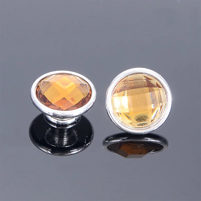 1 шт. коричневый акриловый кабошон с кристаллами в виде ракушек для