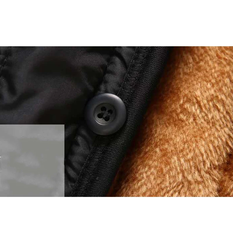 UNIVOS KUNI новинка 2019 мужское теплое пальто на зиму и осень повседневное бархатное