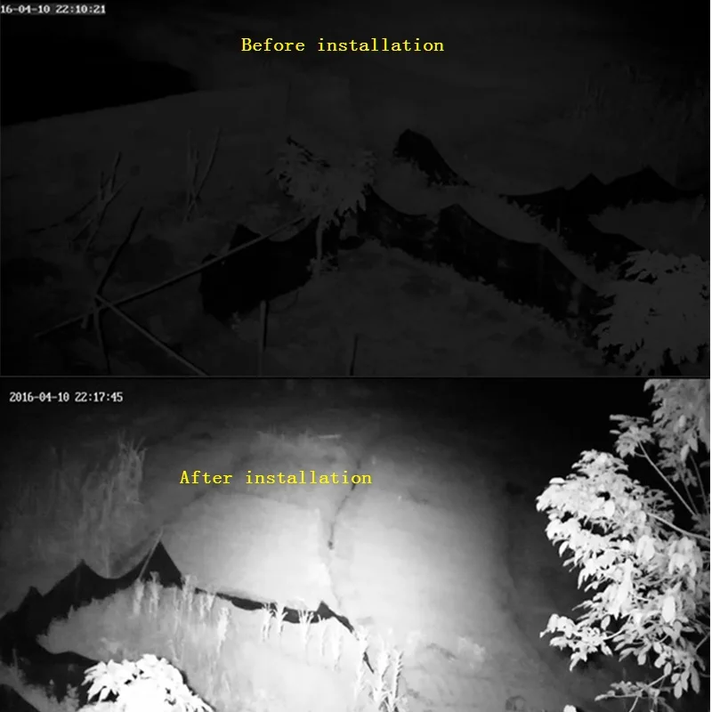 Осветитель Мини ИК инфракрасный свет Водонепроницаемый Ночное видение 9 Вт 12 В CCTV