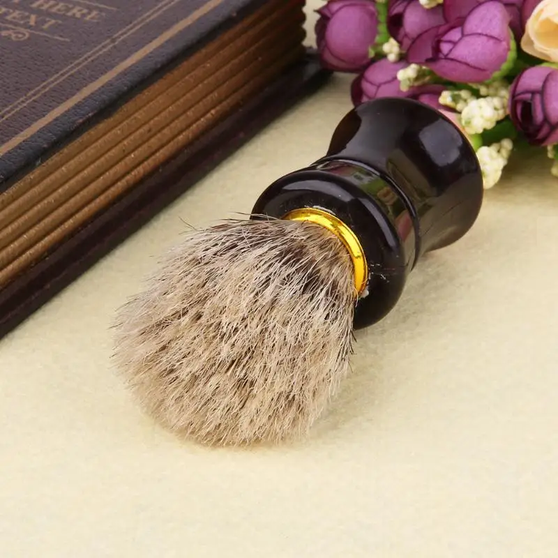 Мужская щетка для бритья ручной работы кисточки из шерсти барсука бритва |