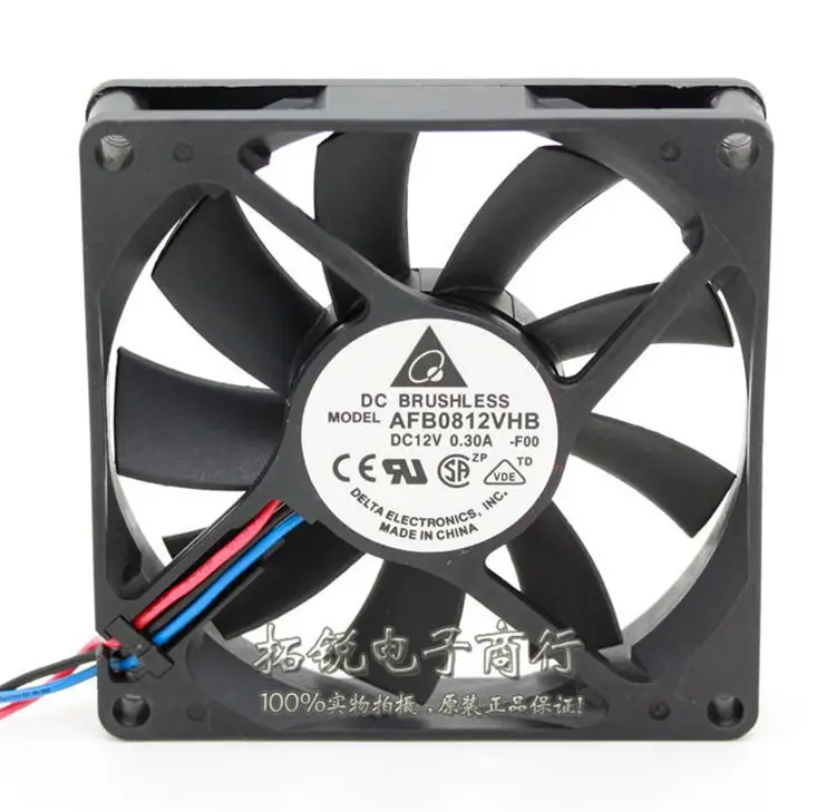 Чехол для компьютера delta 8015 AFB0812VHB 8 см 80x80x15 мм 80 8*8*1 5 12 В 0 30 А Вентилятор охлаждения