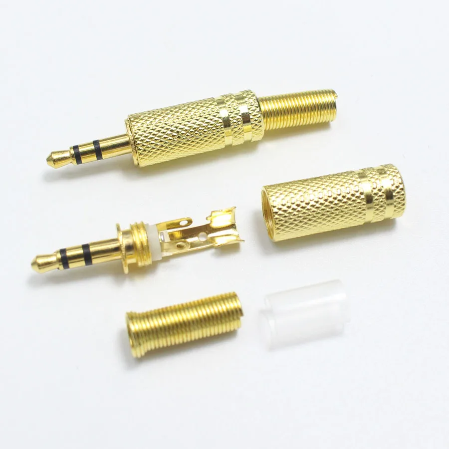 Стерео наушники 3 5 мм дюйма 2 шт. штекер сделай сам для наушников компьютеров