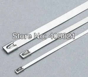 

Best quality 4.6*400 16Inch Self-locking stainless steel cable tie MAX bundle dia 105mm100pcs/bag Free shipping