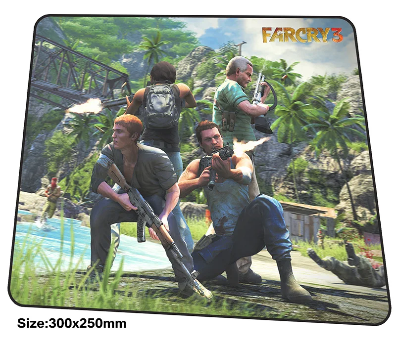 Игровой коврик для мыши far cry x 3 мм большой игровой высококачественный