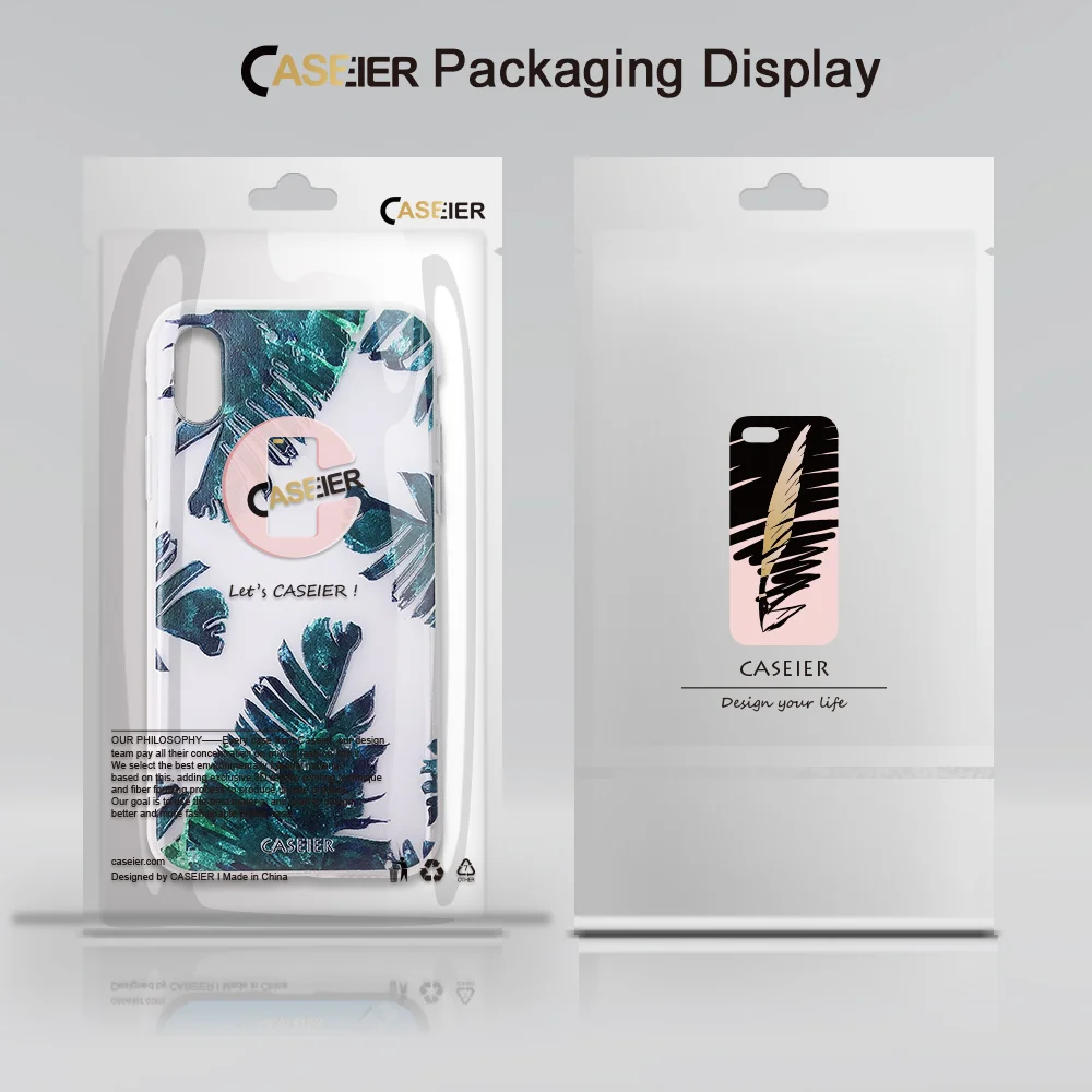 Чехол CASEIER Flower для iPhone 6 6s 7 8 Plus мягкий чехол из ТПУ 7X8 5 5S SE чехлы мобильных