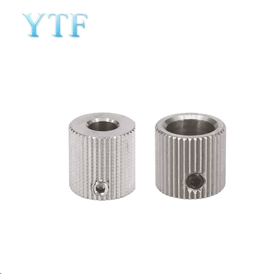 

MK7 MK8 Extruder Drive Gear Bore 26/36/40 teeth 5/8mm For 1.75/3.0mm Teeth Brass Stainless Steel Drive Feeding