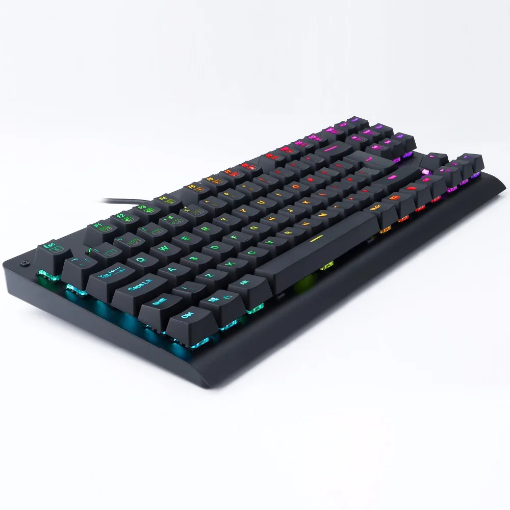 Механическая игровая клавиатура с RGB подсветкой синий переключатель
