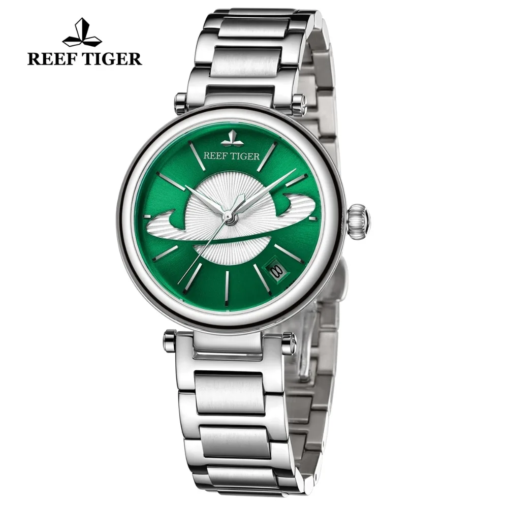 Роскошные женские часы от топового бренда Reef Tiger/RT изысканные цвета розового