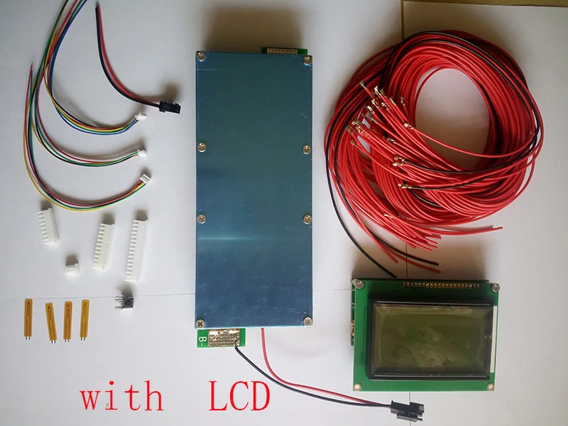 15S 50A/80A/100A/120A LTO BMS/PCM/PCB плата защиты аккумулятора для 15 упаковок 18650 литий-ионных