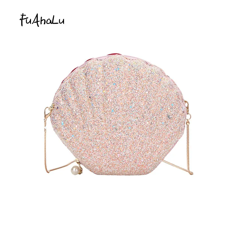 Модные сумочки FuAhaLu новая миниатюрная сумка мессенджер с морской ракушкой