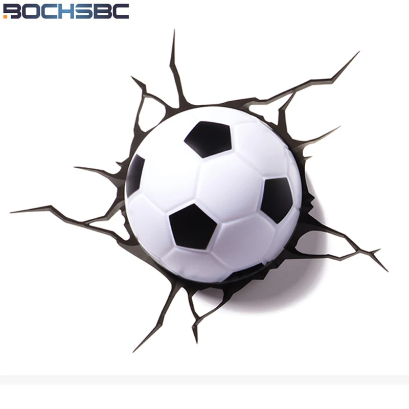 Настенный светильник BOCHSBC Football Dream баскетбольная Светодиодная лампа для спальни