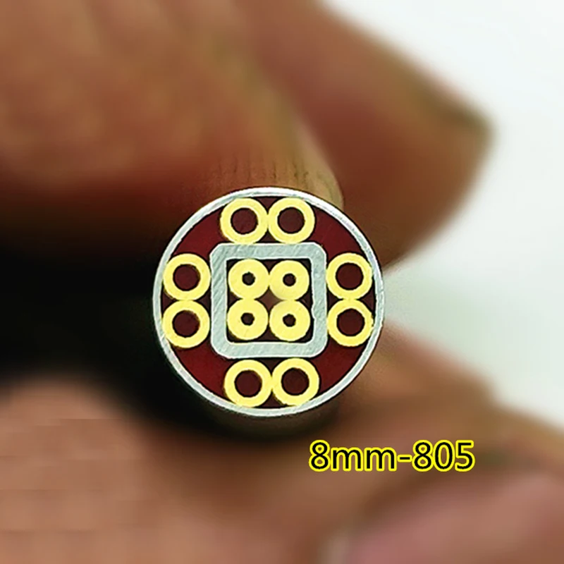 8 мм фоторезьба стальная трубка латунная цветочные гвозди заклепка заполненная