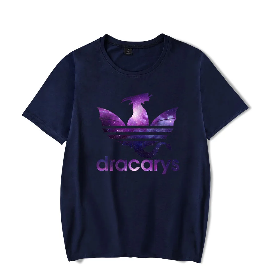Dracarys Спортивная футболка унисекс для взрослых Винтажная в стиле Харадзюку