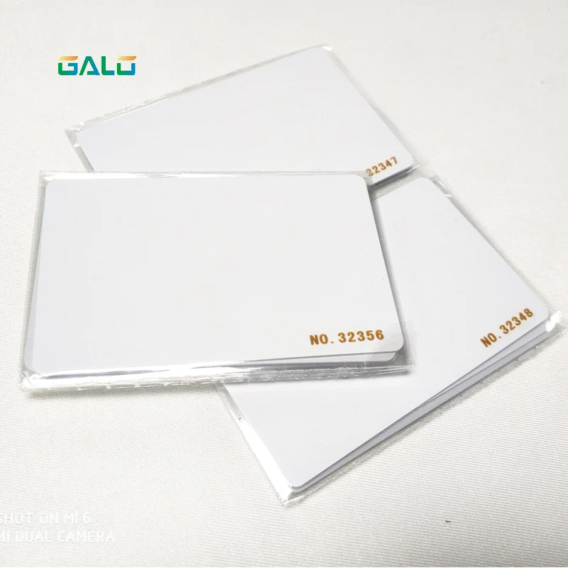 RFID UHF белая карта PVC тег для лобового стекла/VIP карты образцы OEM система контроля
