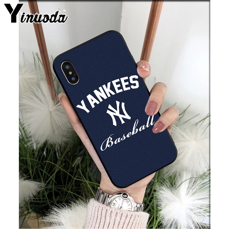 A12 Yinuoda New York Yankees Boston Red Sox бейсбольный Мягкий ТПУ чехол для телефона iPhone X XS MAX 6 6s 7 7plus 8 8Plus 5 5S SE XR - Цвет: A12