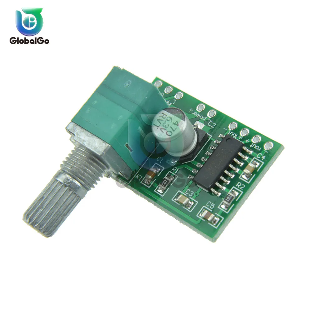 PAM8403 5 в усилитель звука 2 канала 3 Вт регулятор громкости/USB блок питания с