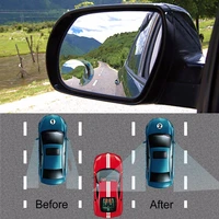 1pcs hd car rear view mirror 360 degree rotating wide angle blind spot mirror round convex parking mirror auto accessory