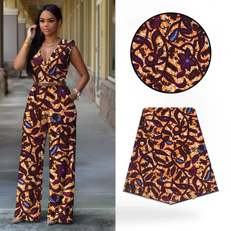 Африканская восковая штамповка 6 ярдов/шт. Высококачественный голландский