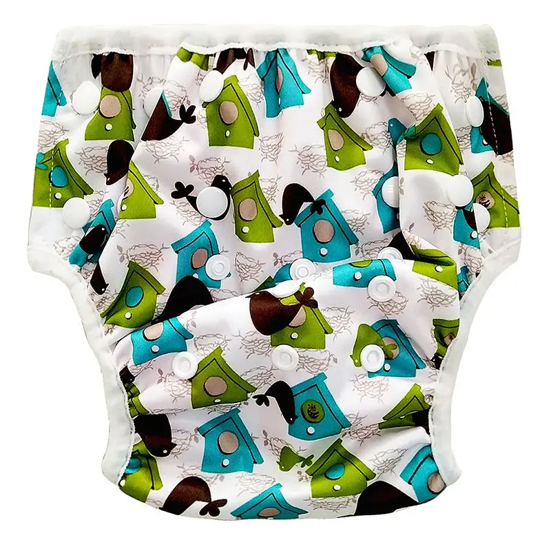 Baby Swimming Shorts Fashion Print Newborn Boy Girl Animal Print Adjustable Waterproof Swimwear Cute Baby Boy Girl Shorts - Цвет: 5