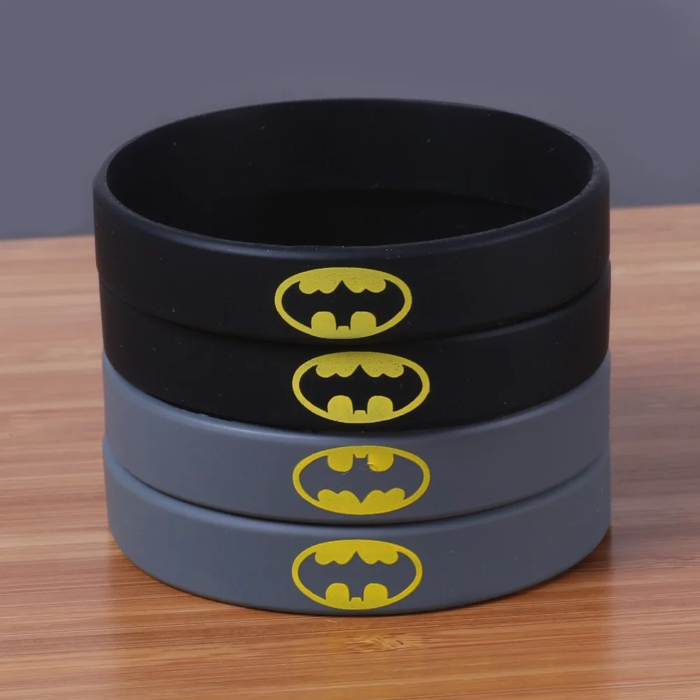 Силиконовые браслеты с принтом Batman высококачественные силиконовые Bileklik