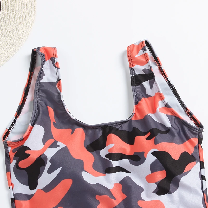 CATTLEYA Купальник Камуфляж один предмет женский купальники для малышек 2019