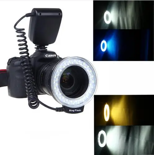 Светодиодная Кольцевая вспышка для Canon Nikon Pentax Olympus Panasonic|light for canon|ring flash lightring light |