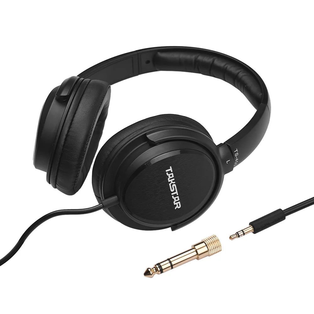 TAKSTAR TS 450 динамический монитор стерео наушники DJ из искусственной кожи амбушюры