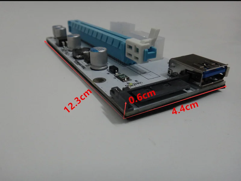 Flashcolor PCIe PCI E Express Riser Card 1x к 16x USB 3 0 кабель адаптер SATA 4Pin IDE Molex 6 pin для Шахтерская