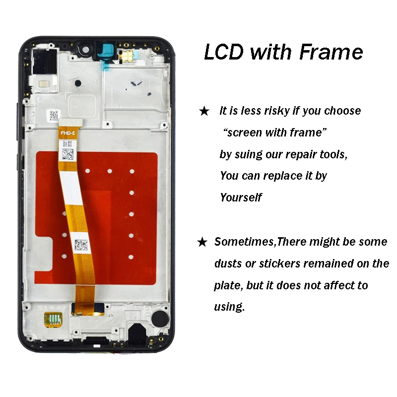 ЖК-дисплей с рамкой для HUAWEI P20 Lite 2280*1080 Nova 3e | Мобильные телефоны и аксессуары