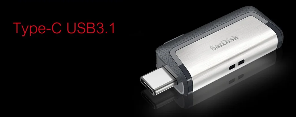sandisk 128 ГБ SDDDC2 Экстремальная высокая скорость type-C USB3.1 двойной OTG USB флеш-накопитель 64 ГБ флеш-накопители 256 ГБ 150 м/с флешки 32 Гб