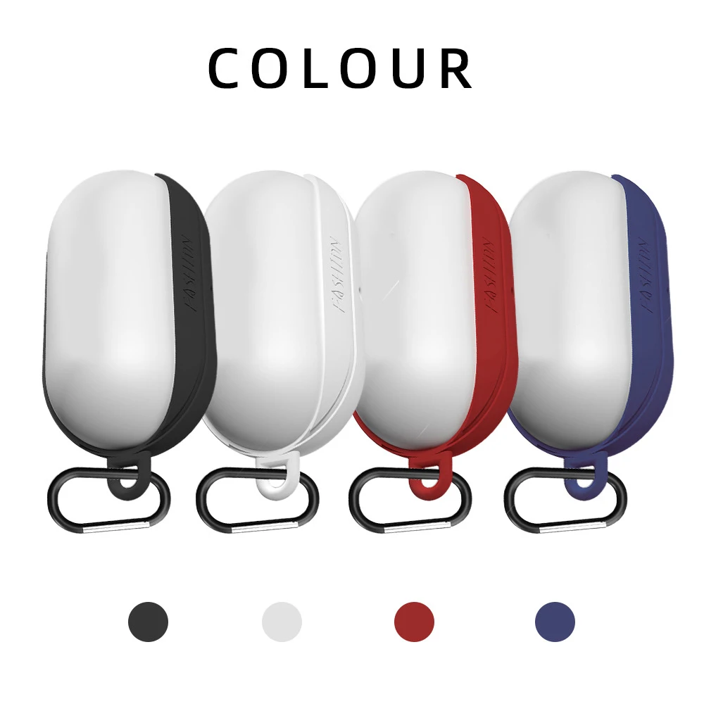 Новый силиконовый защитный чехол с крючком для наушников Samsung Galaxy Buds 2019