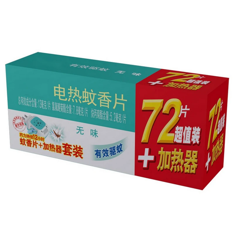 Таблетки для уничтожения насекомых 72 шт./лот сменные электрической