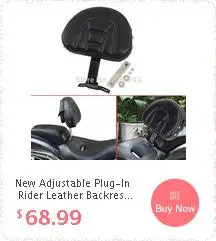 Мотоцикл передний драйвер Rider Сисси Бар спинки Pad подходит для Harley Touring FLHX Fat boy Softail Electra Glide 07-19 для индийских