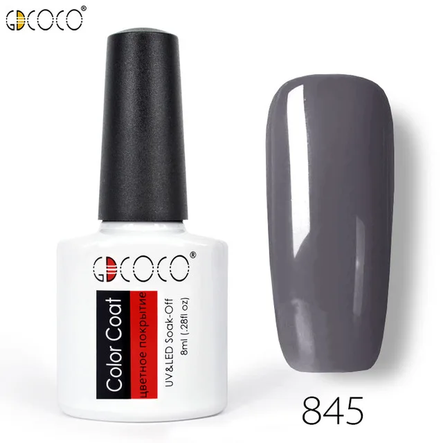 845 GDCOCO ногтей Гель-лак Polygel постоянный Цвета ногтей Soak Off UV Гель светодиодный грунтовка для ногтей УФ-гель для ногтей лак Лаки - Цвет: 845