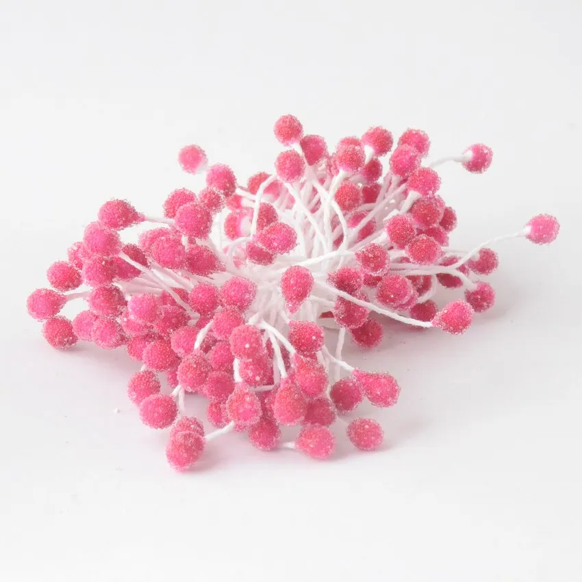 5 мм 400 шт./лот стеклянный разноцветный цветок с тычинками цветочные тычинки для