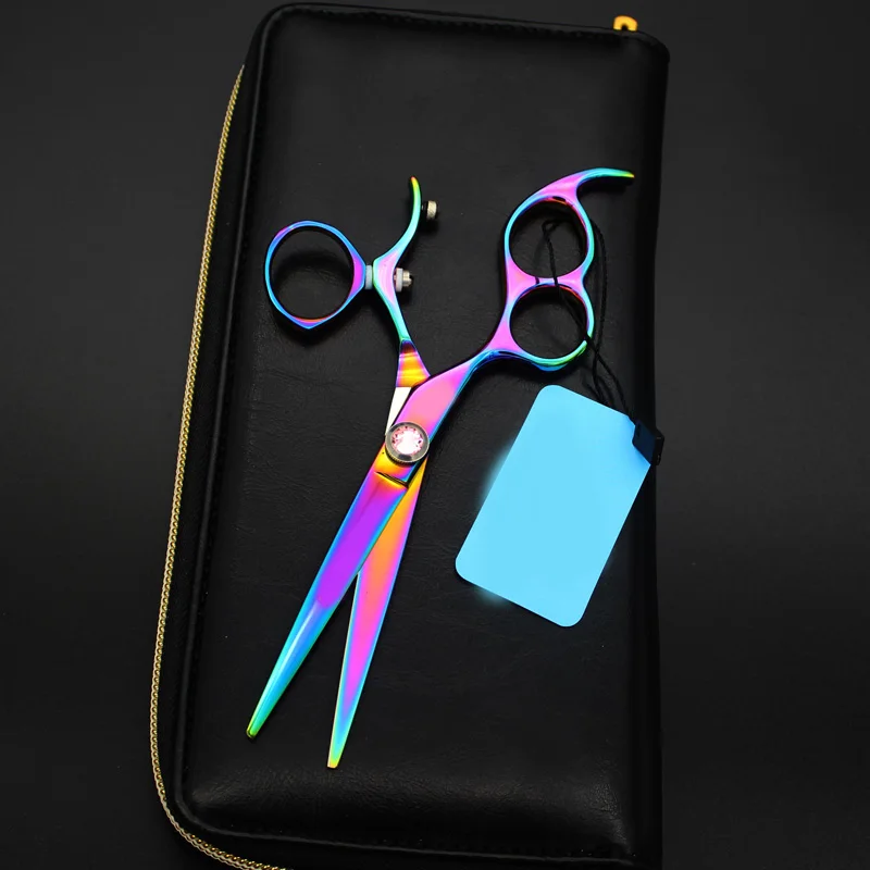 Роторная ручка левосторонние ножницы парикмахерские профессиональные для