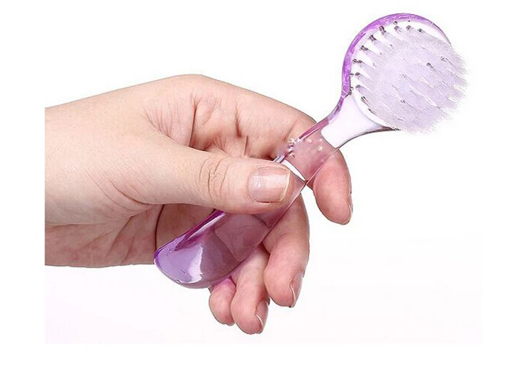 3 цвета факультативного кисти для дизайна ногтей розовый маникюра фиолетовый